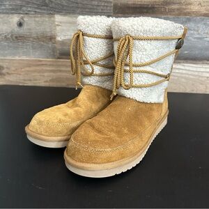 Koolaburra By UGG Women’s Michon Short Brown Lined Fashion Boot Women Size 9